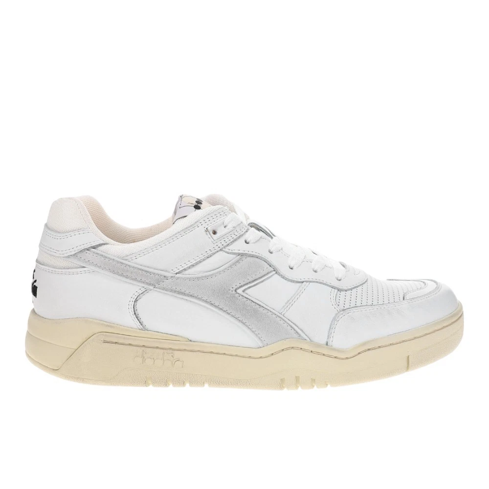 diadora B.560 Used Lace Up Mens White Sneakers Casual Shoes 180117-20006