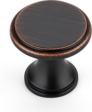 10 Pack Oil Rubbed Bronze Kitchen Cabinet Knobs, Solid Oil Rubbed Bronze Pulls