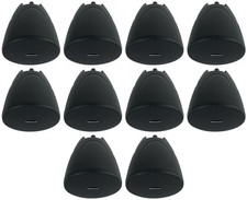 10 Rockville PEN-40T Black 4" 70V Hanging Pendant Speakers Commercial/Restaurant