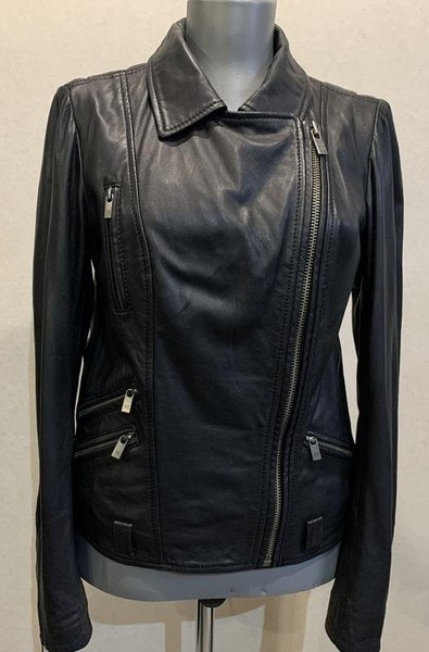 Women Scotch&Soda Jacket Brown Leather 38 / M