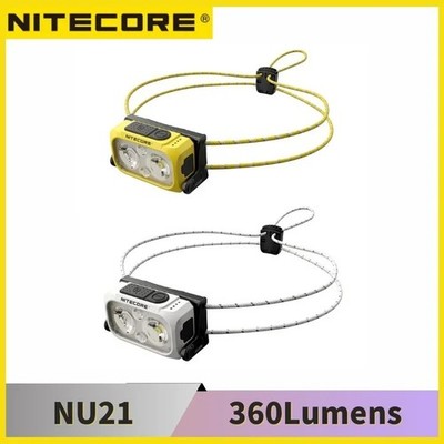 NiteCore NU25 UL 400 Lumen Ultraleichte USB-C Wiederaufladbare Stirnlampe Stirnlampe