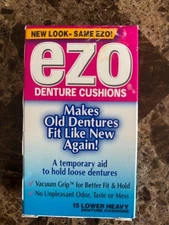 EZO Dental Cushions NEW in box 15 count Lower Heavy Vacuum grip 25 units to sell