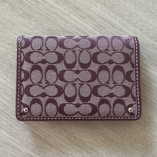 Coach vintage card Bifold Wallet