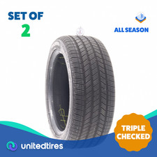 Set Of 2 Used 24545r18 Bridgestone Turanza Quiet Track 96v - 732 Set Of 2 Used 24545r18 Bridgestone Turanza Quiet Track 96v - 732