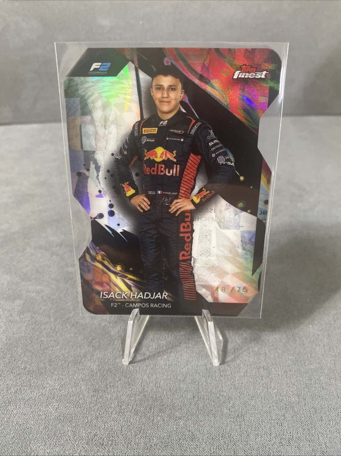 2024 Topps Finest Formula 1 Isack Hadjar Uncommon #141 /75