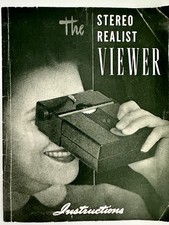 The Stereo Realist Viewer Instruction Booklet   1961 Vintage Paperwork