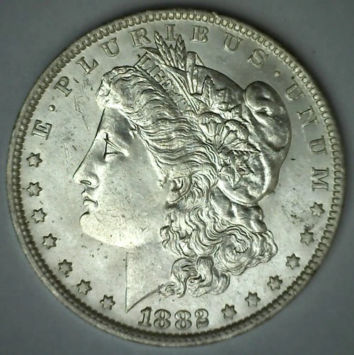 1882 O Morgan Silver Dollar $1 Coin New Orleans Minted Uncirculated