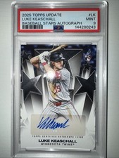 2025 Topps Update Series Baseball Stars Autographs Luke Keaschall Auto PSA 9