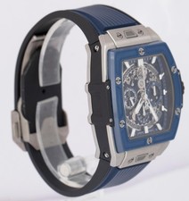 Hublot Spirit of Big Bang Titanium Blue Ceramic 42 Skeleton 642.NL.7170.RX Watch 4