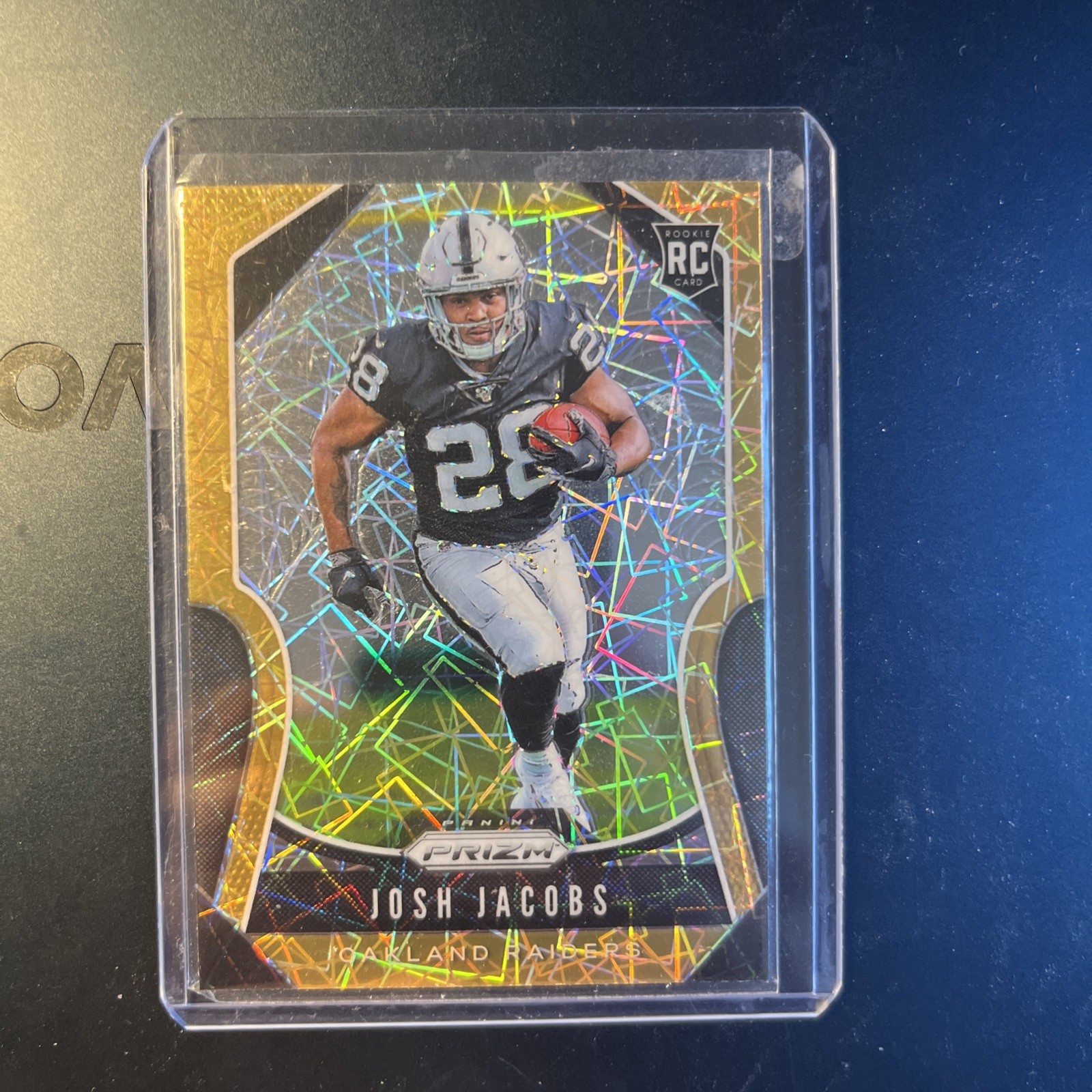 2019 Panini Prizm - Rookies Josh Jacobs #323 Lazer Prizm (RC)