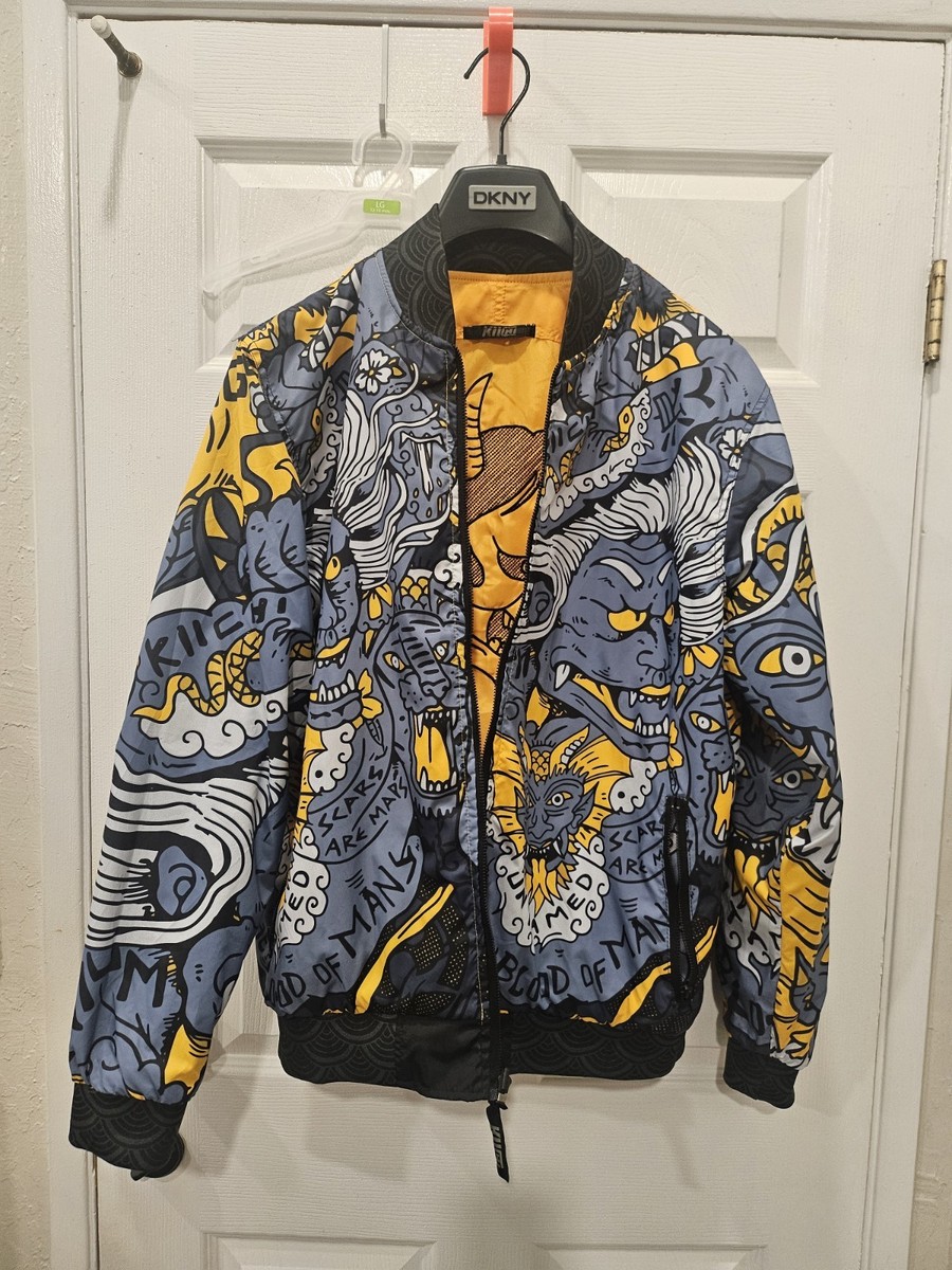 Half Sumo Collective Kiichi Reversible Aviator Jacket Size M | eBay