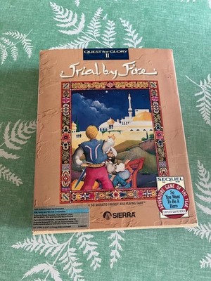 Quest for Glory II: Trial by Fire (PC, 1990) COMPLETE CIB 5.25'' & 3.5'' IBM TANDY
