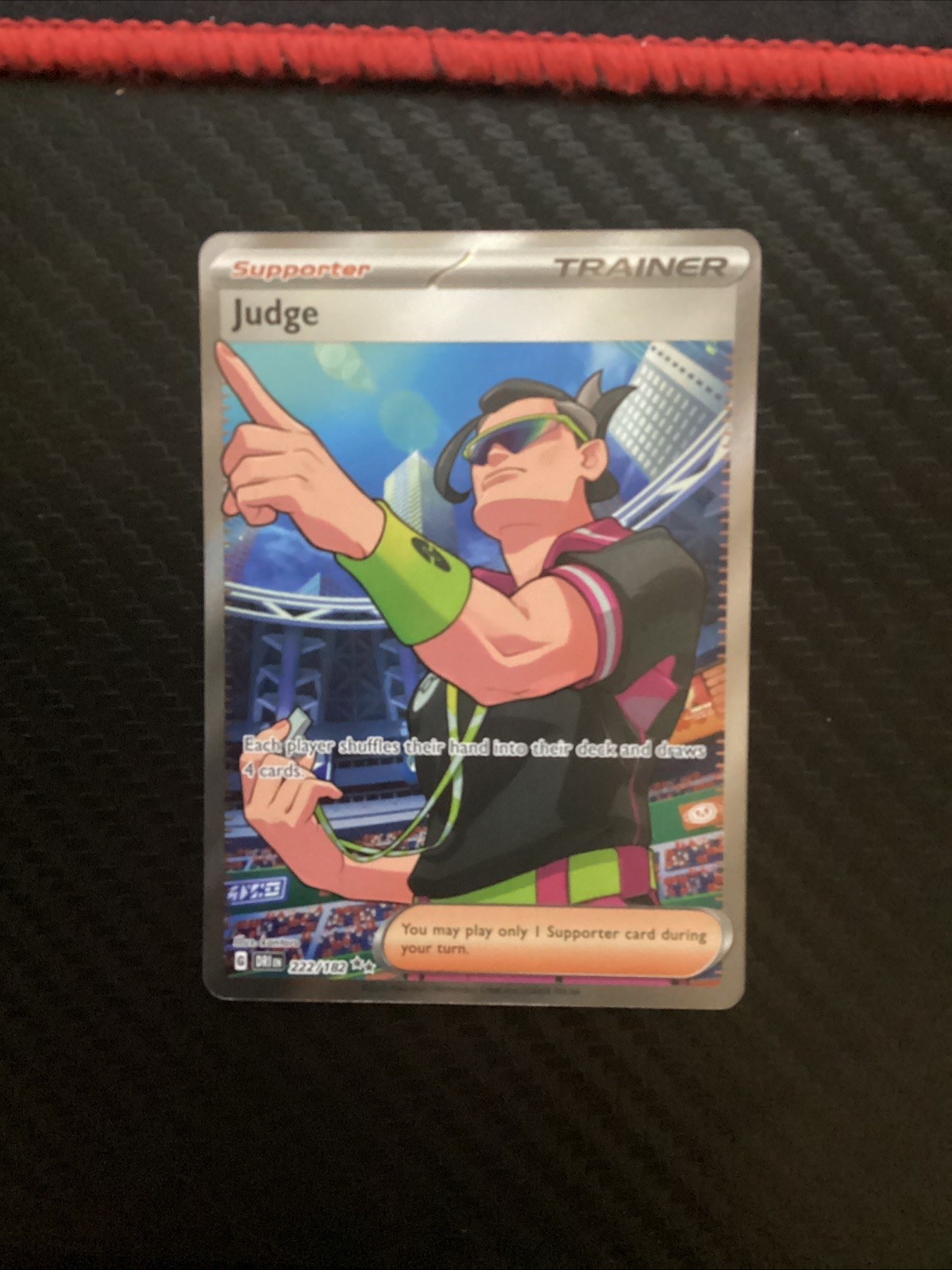 Judge - 222/182 - Destined Rivals - Pokemon TCG - NM - Full Art - HOLO