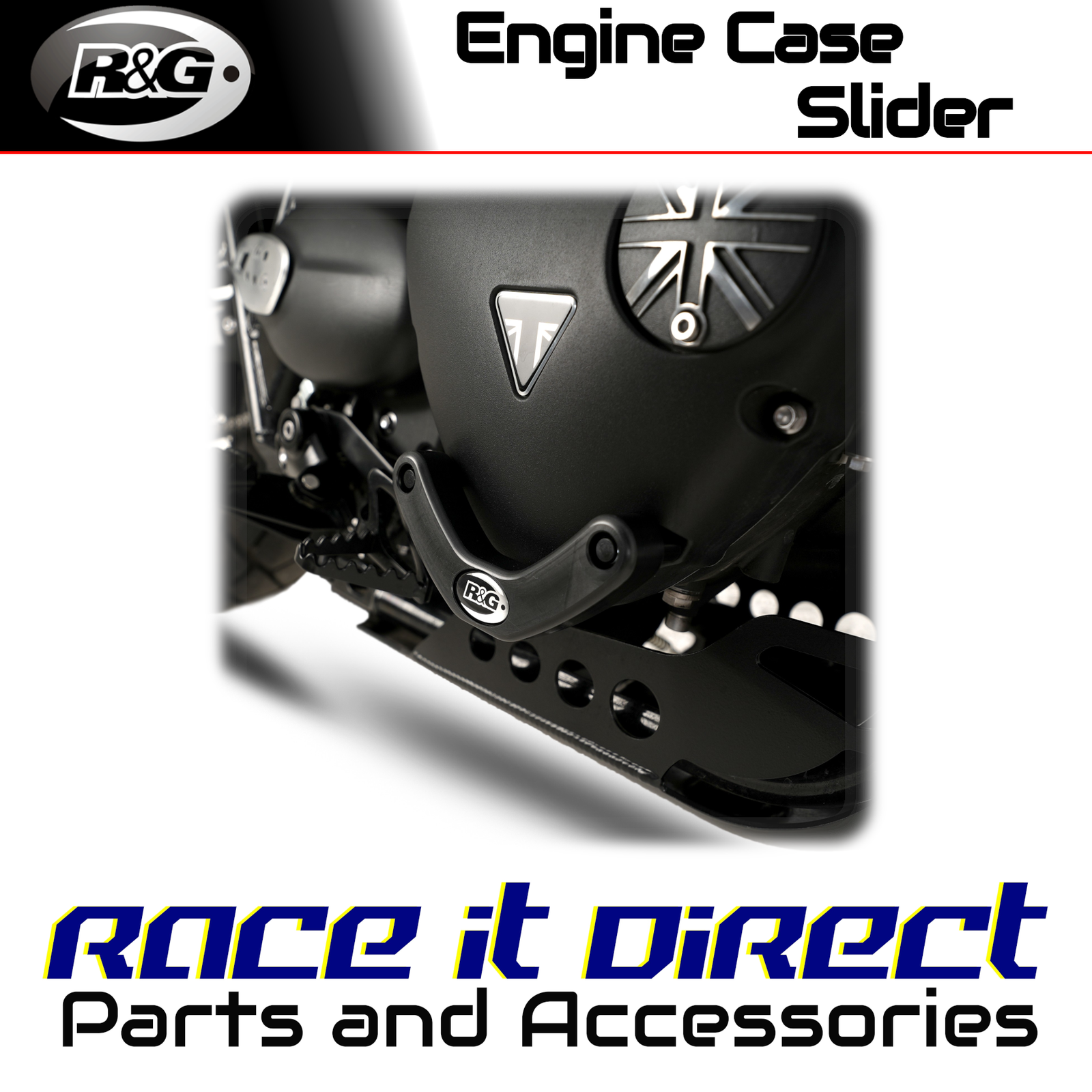 Engine Case Sliders for Triumph Thruxton 1200 2016-2018 RHS R&G