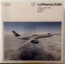 Nr. 0326 Herpa Wings 553070 Lufthansa Italia Airbus A319-100 Milano  1:200