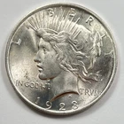 1923-P $1 Peace Dollar 90% Silver Philadelphia US Coin - LUSTER!