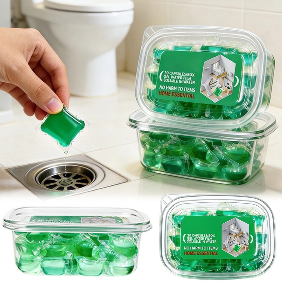 Product photo 2 of 6 — Odor Removal Sewer Cleaner Scented Gel Airs Freshener For Sinks Drains Gel Water