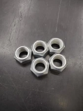 1 1/4"-7 Top Lock Hex Nut Grade C Zinc Finish Coarse Thread - Qty of 5