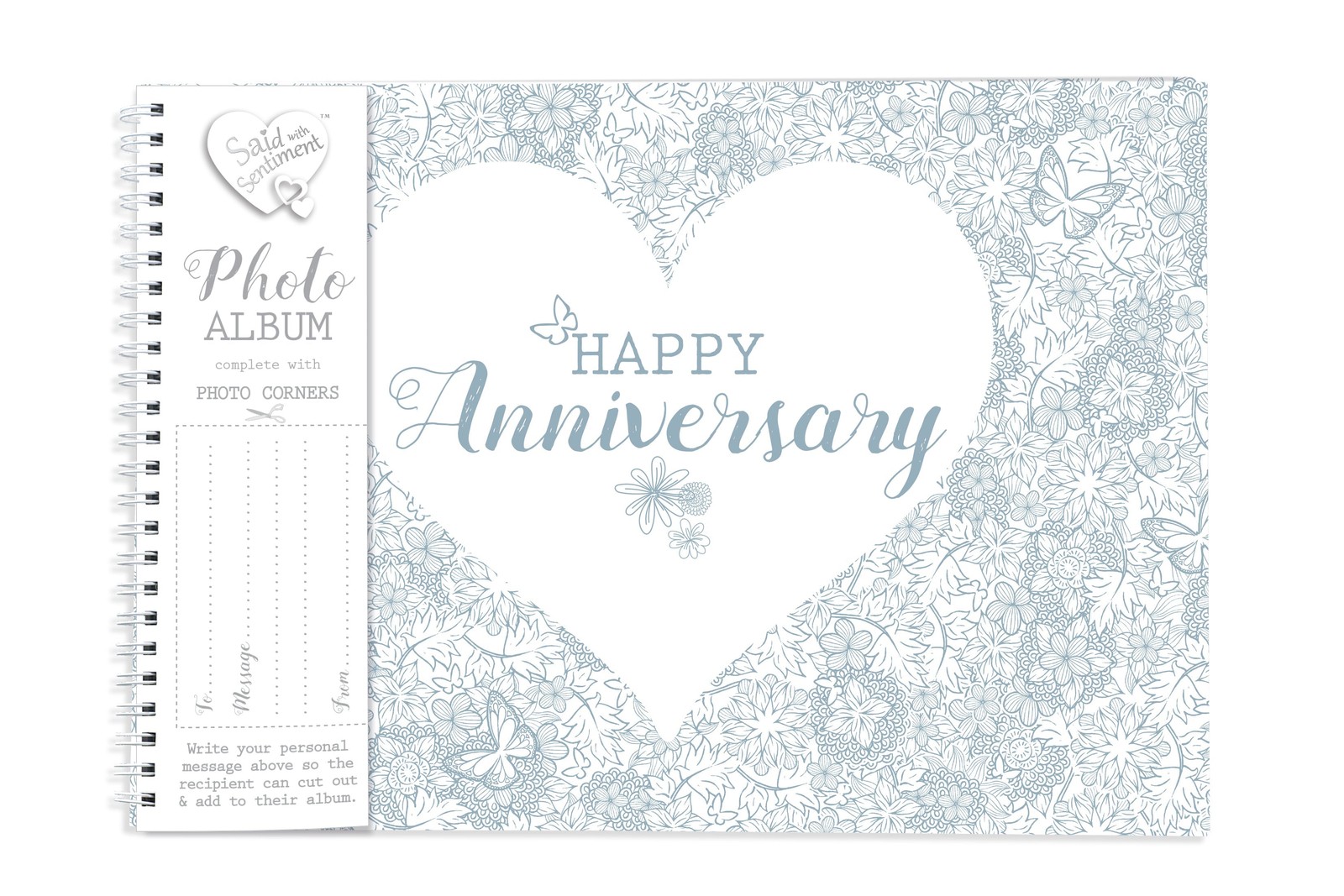 Said with Sentiment Photo Album - Happy Anniversary