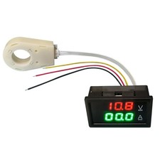 Digital Voltmeter Ammeter Double Display Voltage Detectors Current Meter Panel
