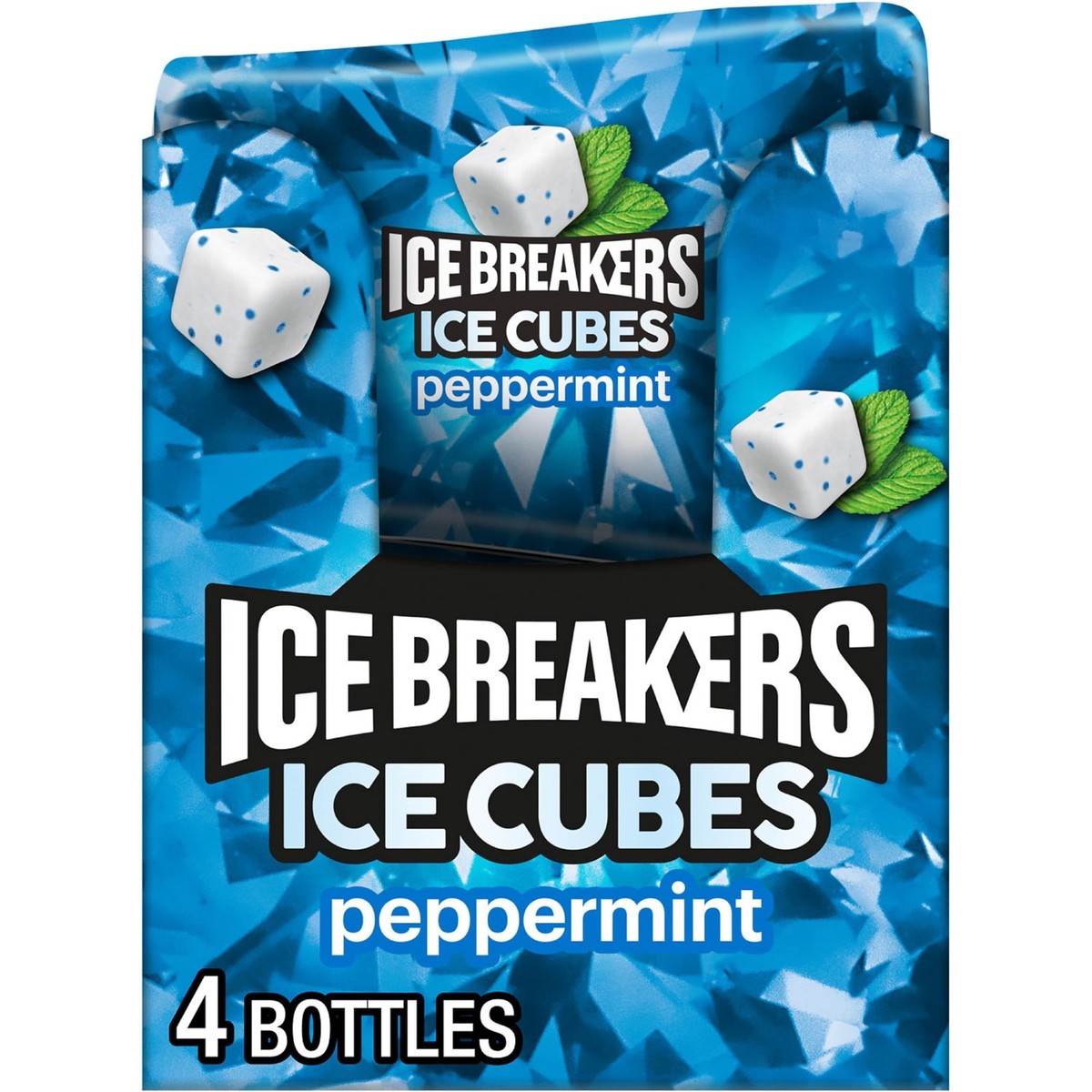 Ice Breakers Ice Cubes Gum, Peppermint, Sugar Free with Xylitol