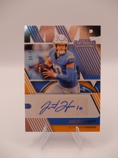 Justin Herbert 2024 Panini Contenders MVP Signed No. MVP-JH Card 20/99