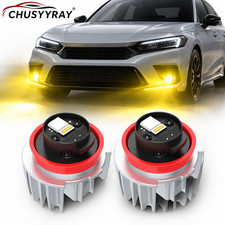 2x L1b Led Fog Light Bulbs For 2021 2022 2023 2024 Honda Accord Yellow