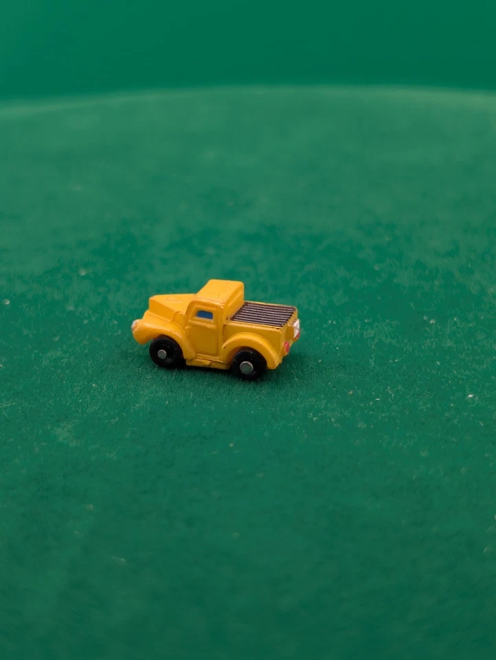 Micro Machines Ultrasmall Mini Insiders Yellow Willys 33 Pickup  - Image 4 of 4