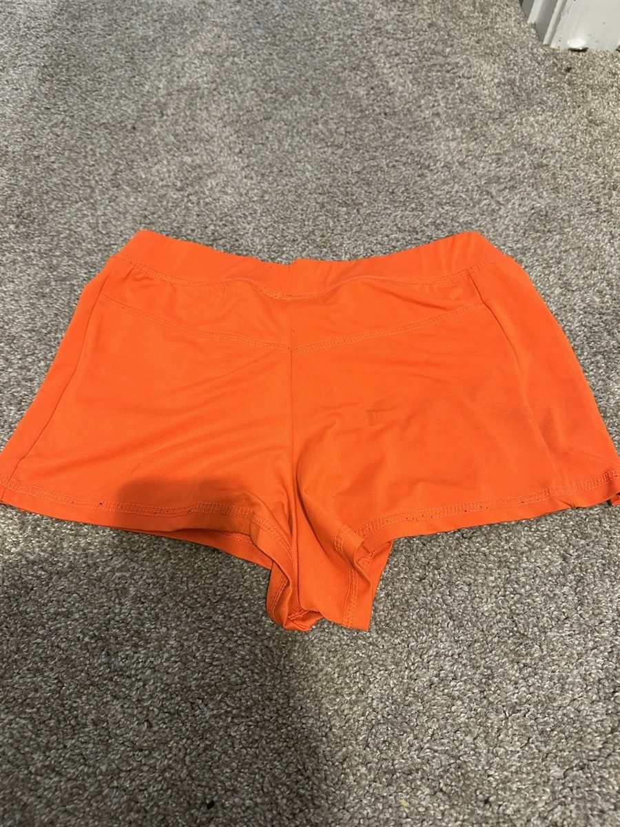 Hooters Original Orange Boy Shorts Size Small | eBay
