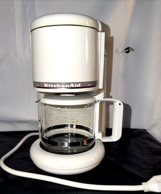 KitchenAid KCM055WH3 4-Cup Ultra Compact Household Coffee Maker White.