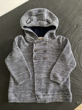 HM Baby Pullover Jacke Hoodie | Gr. 86/92 | Blau Meliert | Junge | Lupilu