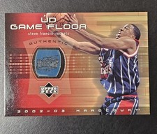 2002-03 Upper Deck Hardcourt Game Floor Blue #SF-F Steve Francis Rockets