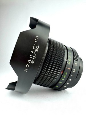 Soviet lens 30mm f/3.5 ZODIAK- 8 b wide angle lens Mount Pentacon