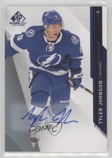 2014-15 SP Game Used Blue Auto Tyler Johnson #24 Auto q2l