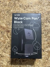 Wyze - Pan v3 Indoor/Outdoor Pan/Tilt/Zoom 1080p Security Camera - Black