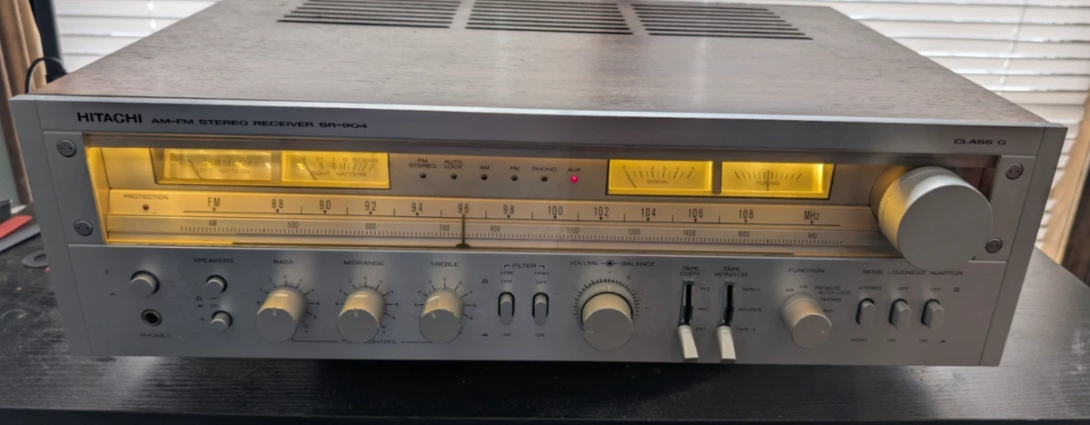 Tuner stéréo AM FM Hitachi vintage FT-340 fonctionne - Canada