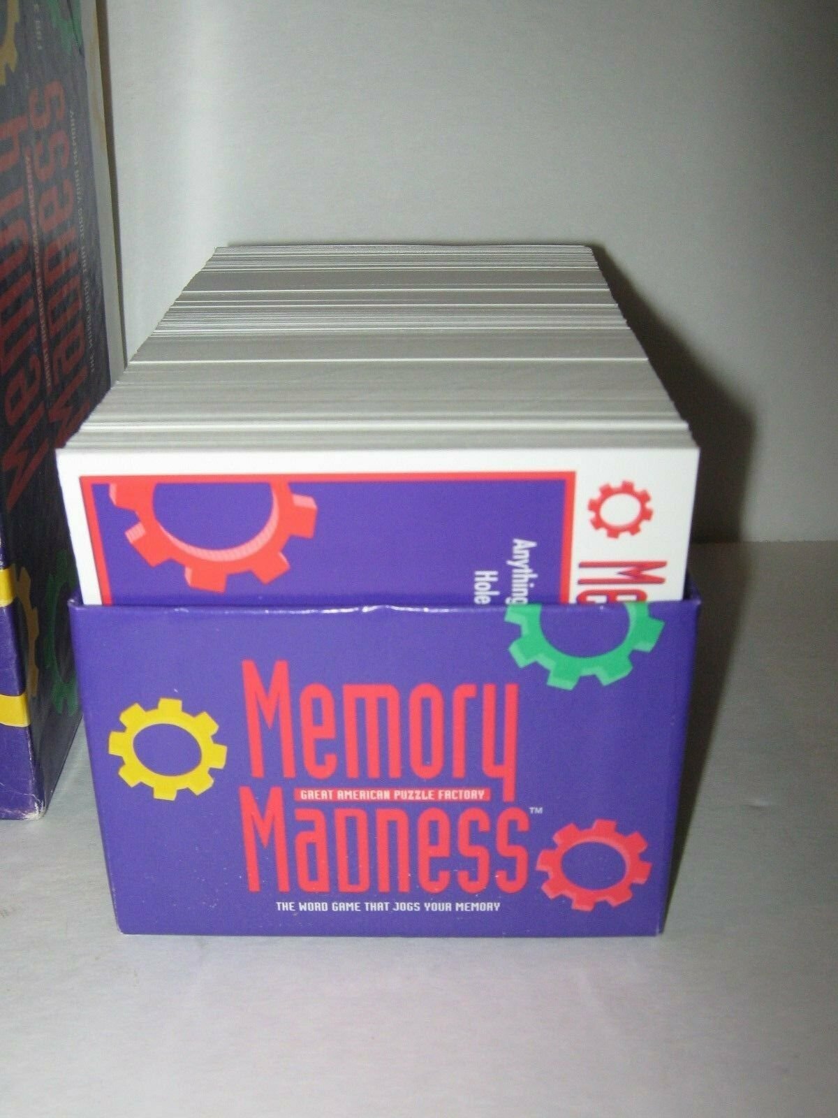 Board Game Memory Madness 1994 Great American Pizza Factory Ages 12