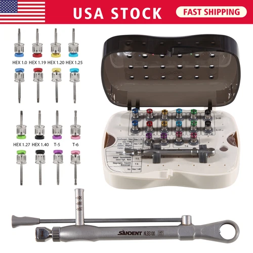 Universal Implant Prosthetic Kit Torque Wrench Drivers Screwdriver Manual ST