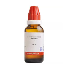 BJain Bacopa Monnieri Brahmi  30ml  Select Potency 