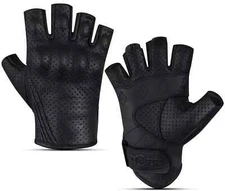 Men Half-Finger Motorbike Gloves Knuckle Protection Summer Short Glove