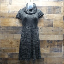 Calvin Klein Sweater Dress w Cowl Neck Brown Size Tag Missing - aprox Small