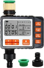 ANEAR Digital Water Timer,3" Large Screen/Auto & Manual Mode/IP65 Waterproo
