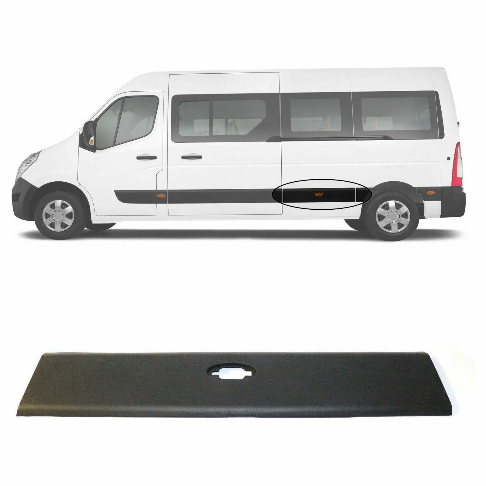 Opel Movano (2010-2016) moulure latérale panneau central droite ou gauche