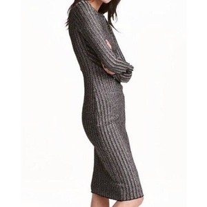 midi dress with long cardigan