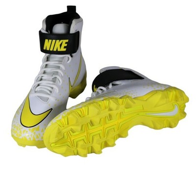 BOYS NIKE FASTFLEX Alpha Football Cleats Blue And White size 4.5y $6.60 -  PicClick