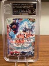 Dragon Ball Card-Ultra Instinct Son Goku, Limits Surpassed BT9-100 Foil-EG 9.5
