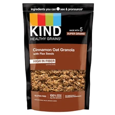 Healthy Grains Clusters, Cinnamon Oat Granola with Flax Seeds, Healthy Snacks, G