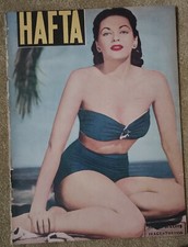 Cover Girl Yvonne de Carlo.Vintage 1950 Turki...