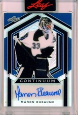 2022-23 Leaf Metal Continuum MANON RHEAUME Olympic Hockey AUTO Autograph 12/52