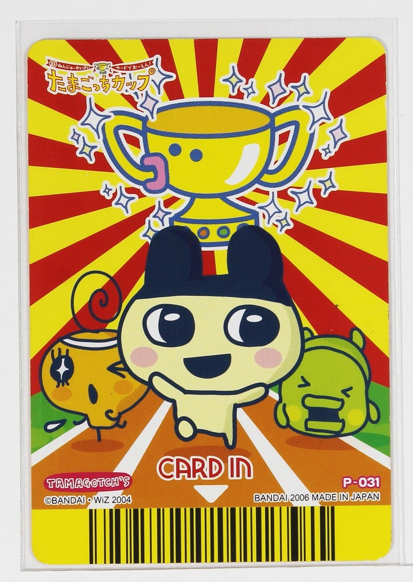 Tamagotchi Holo Card P-031 Oniochi Kindness Class Bandai Tamagotchi Holo Card P-031 Oniochi Kindness Class Bandai
